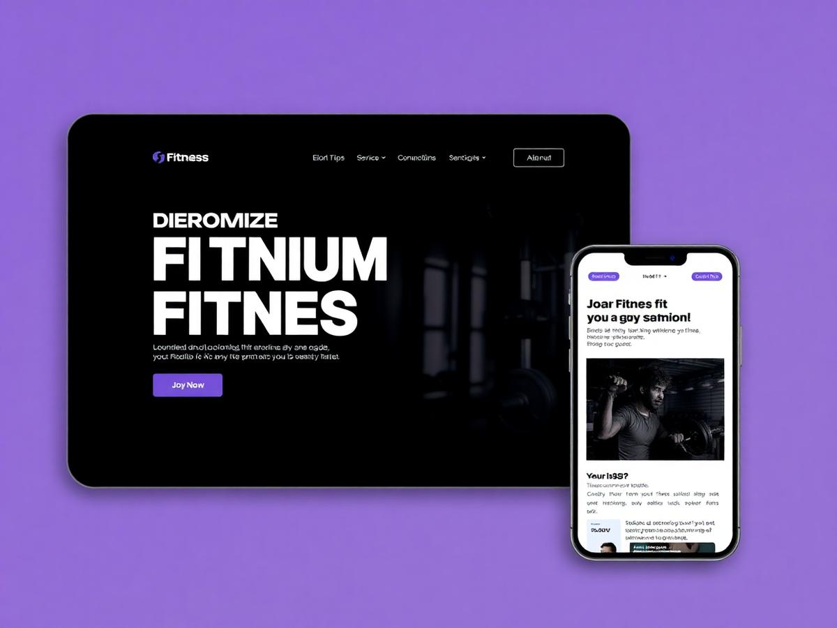 Kinetic Studio website mockup